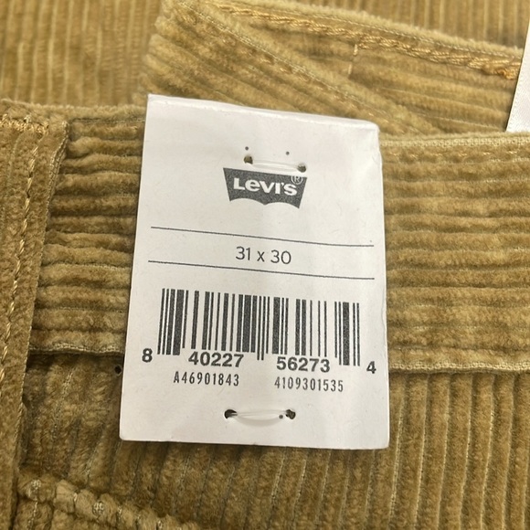 NWT Mens Levi Strauss and Co Corduroy Jeans. Various sizes. 29,31, 33 All 30”L - Picture 5 of 6